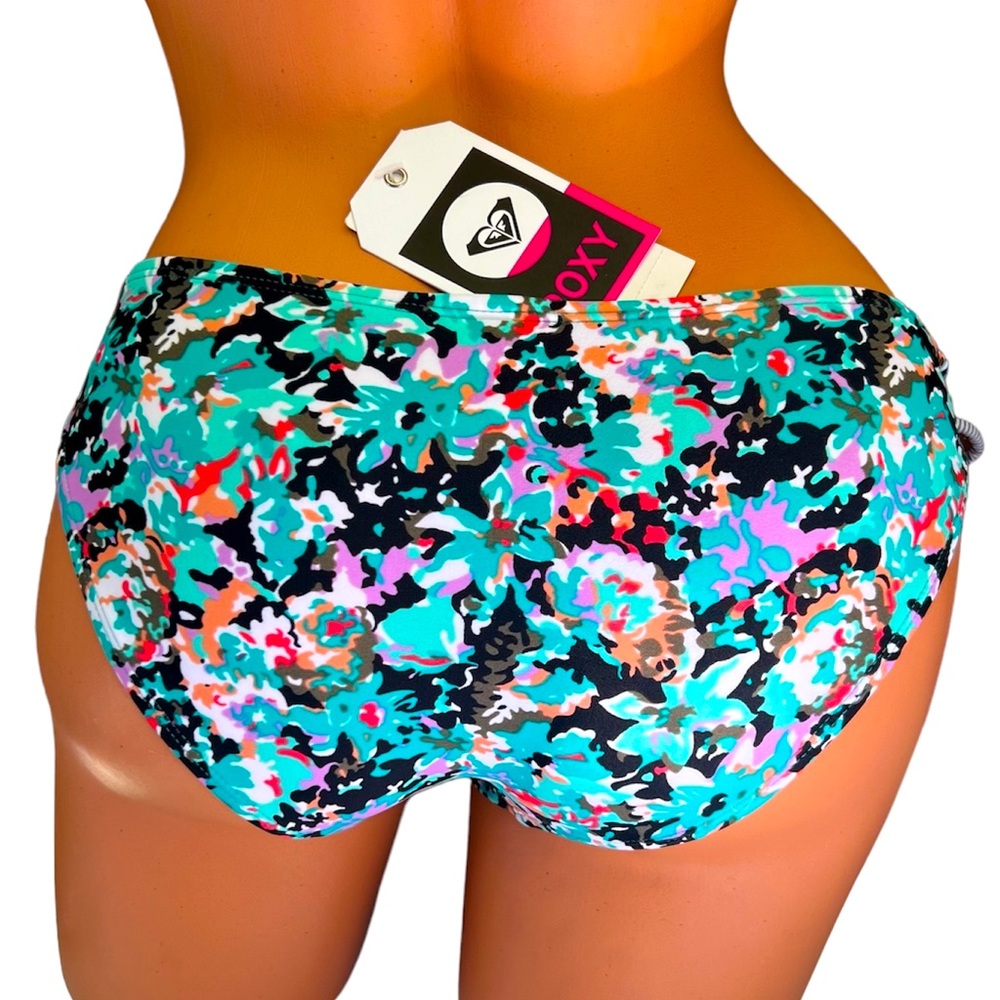 Roxy Bikini Bottom Lowrider Tie Sides Small
